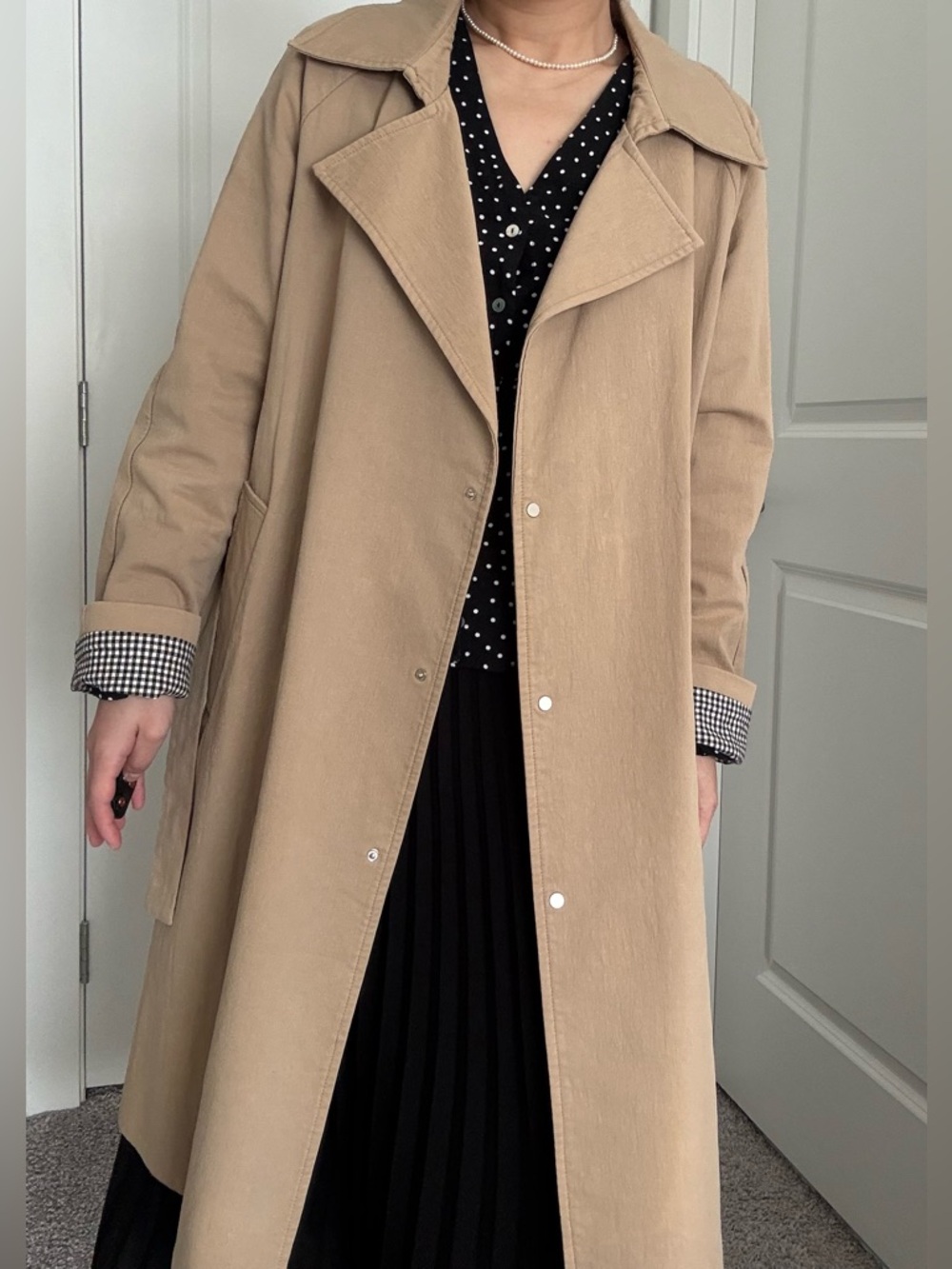 Women’s Tan Trench Coat - Size S